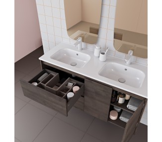 Alfa 120 cm. 1 cajón + 2 puertas + 1 cajón