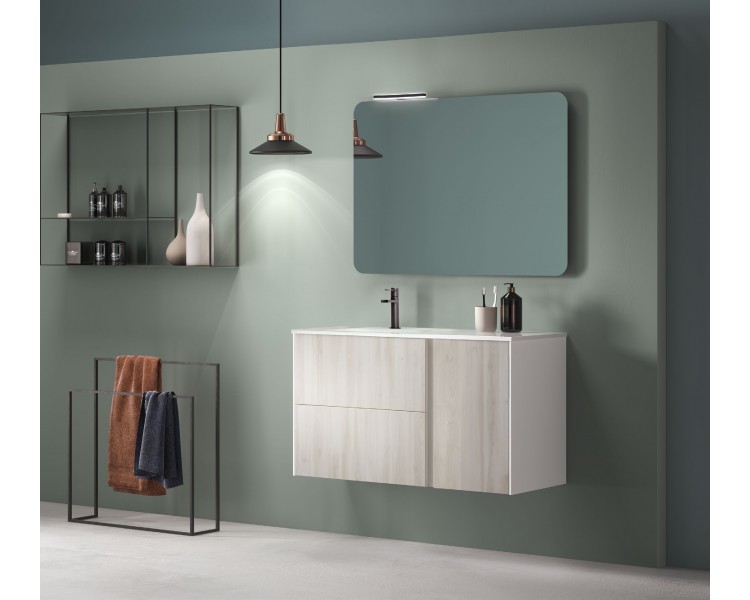 Go On 90 cm. 2 cajones + 1 puerta - Sin tecnología (lavabo Slim)