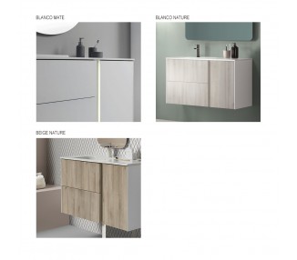 Go On 120 cm. 2 cajones + 1 puerta - Sin tecnología (lavabo Slim)
