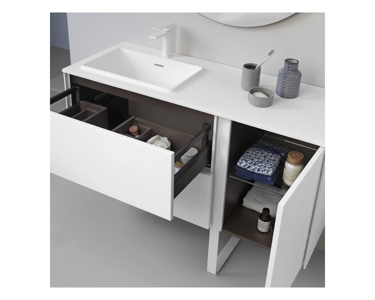 Go On 120 cm. 2 cajones + 1 puerta - Sin tecnología (lavabo Slim)