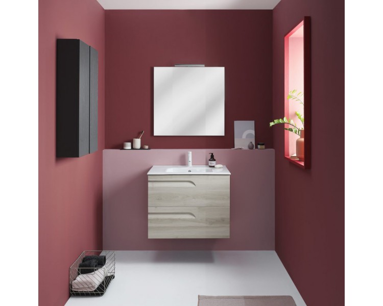 Conjunto Vitale 60 cm. 2 cajones (fondo 39 cm.)