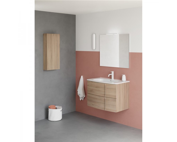 Conjunto Wave Compact 80 cm. 2 cajones