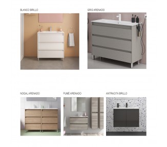 Conjunto Sansa 120 cm. 2 cajones y 2 puertas