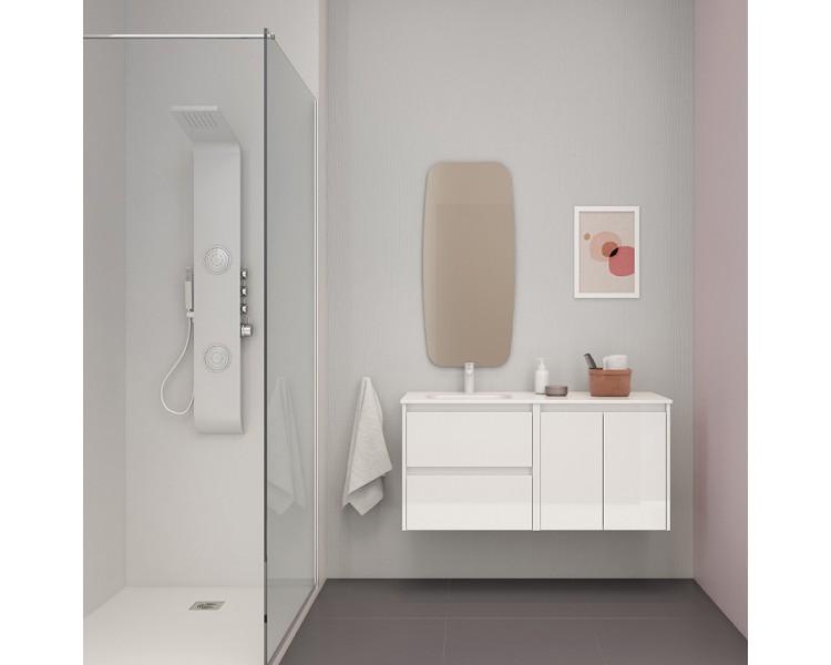 Conjunto Sansa 120 cm. 2 cajones y 2 puertas