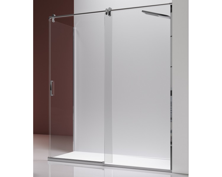 SLIM Frente de ducha fijo + puerta corredera