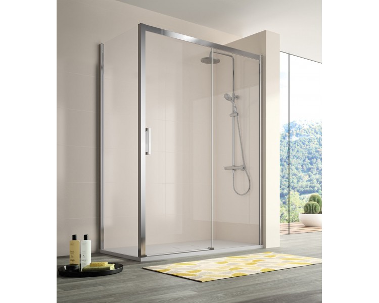 S400 Frente ducha fijo + puerta corredera S400 Frente ducha fijo + puerta corredera